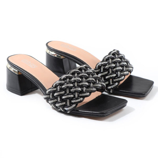 2021 Summer Women Shoes Open-Toed Square-Headed Rome Sandals Fashionable Comfortable Large Size Rhinestone Worn Outside Slippers