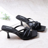 Women Shoes Summer 2021 Cross-Border New Style Stiletto Thin Heels Open Toe Large Comfortable Fairy Fashion Sandals