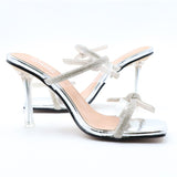 Sandals Women Thin High Heels Knotted Shoelaces Open-Toed Women Shoes 2021 Summer High-End Sexy Sandals Ladies Party Shoes