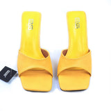 Shoe Women 2021 European and USA Thin Medium Heel Summer Fashion Open Toe Slippers Comfortable Large Size Outside Wear Sandals
