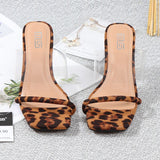 Summer Sandals for Women 8CM Women Shoes High Heel Sandals Female Thick Heel Open Toe 2021 Summer Fashion Sexy Slippers Women