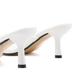 Womem Flip-Flops Plastic Shoelaces Sandals High Thin Heels Open-Toed 2021 Summer Fashion Sexy Shoes