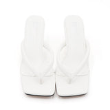 Womem Flip-Flops Plastic Shoelaces Sandals High Thin Heels Open-Toed 2021 Summer Fashion Sexy Shoes