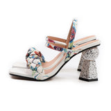 Women Sandals Summer 2021 Sex Fancy High Heel One Word Band Slippers Europe And The US Fashion Plus Size Comfortable Wome Shoes