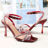 Women Slippers 2021 Summer Fairy Wind Joker Open-Toed Fashion Women's Sandals Cross Strap Wear Out Party High Heels Shoes