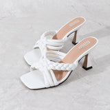 Women's Shoes New Summer 2021 Fashion All-Around Thin High Heels Sandals for Women Fashion Comfortable Wear Large Size Slipper