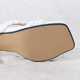 Women's Shoes New Summer 2021 Fashion All-Around Thin High Heels Sandals for Women Fashion Comfortable Wear Large Size Slipper