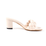 Women's Shoes Sandals Slippers Braided Square Thick-Heels Open-Toe Comfortable 7CM All-Match Summer Outer-Wear-Resistant